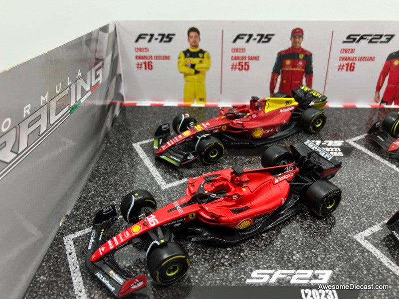 Ferrari Formula One Team 4 Car Set 2021-2023 1:43 Diecast Model
