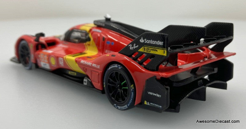2023 Ferrari 499P #51 24 Hours Le Mans Red 1:43 Diecast Model Car by Burago