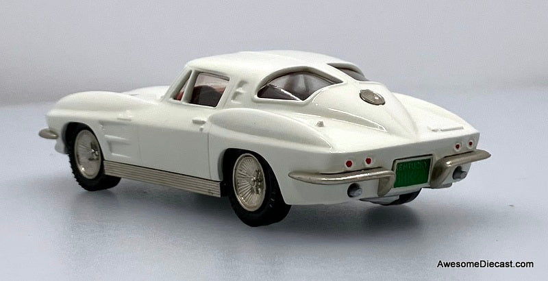 1963 Chevrolet Corvette 1:43 White Metal Model Car by Brooklin Models