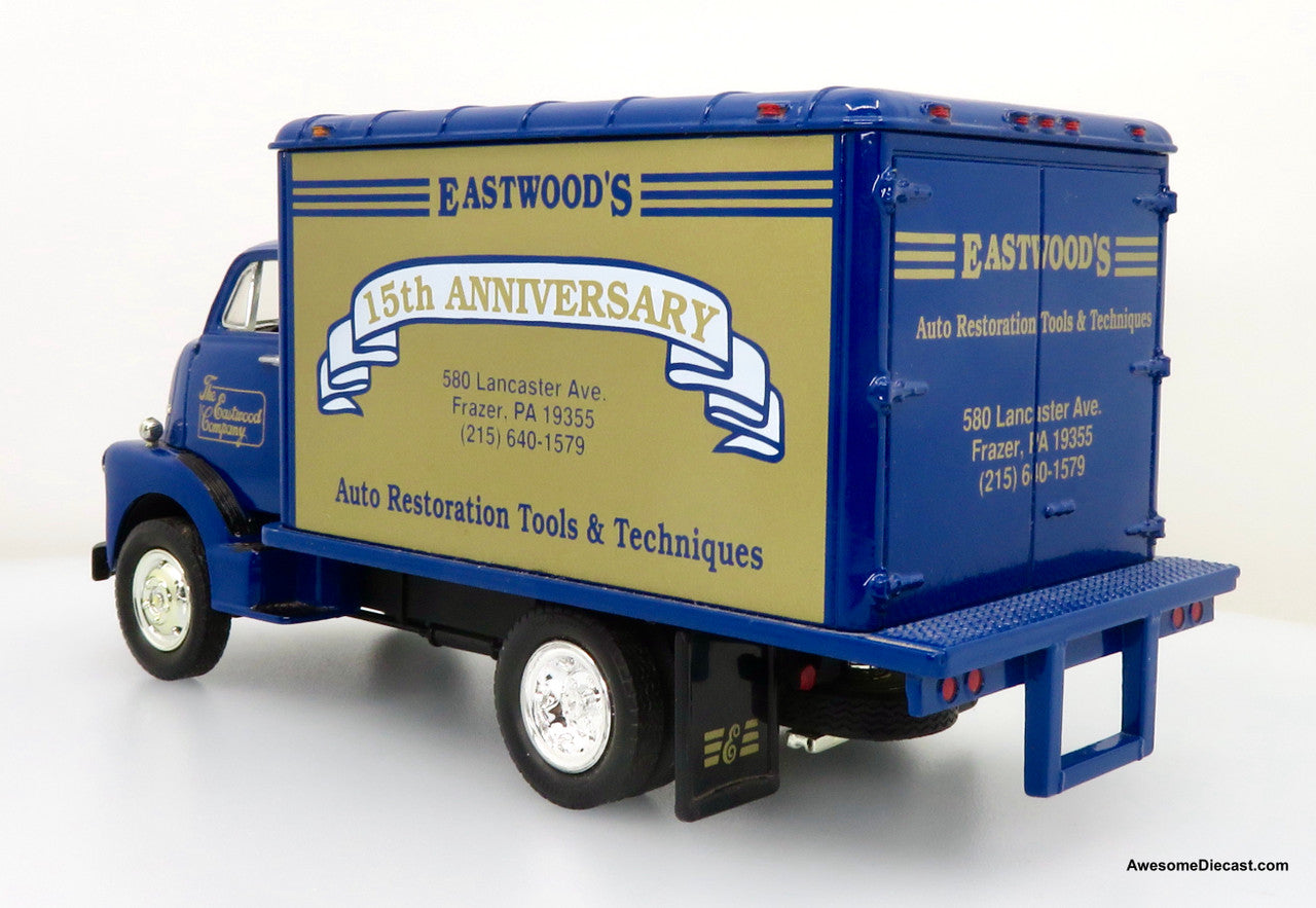 Only One! First Gear 1:34 1952 GMC C.O.E. Dry Goods Van: The Eastwood Company - 15th Anniversary / Eastwood's Transportation Collectables