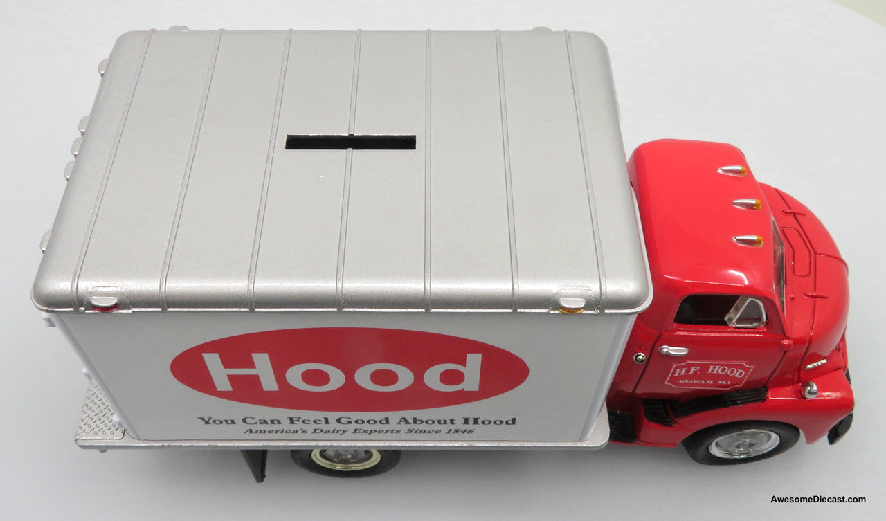 Only One! First Gear 1:34 1952 GMC Dry Goods Van: H.P. Hood (Coin Bank)