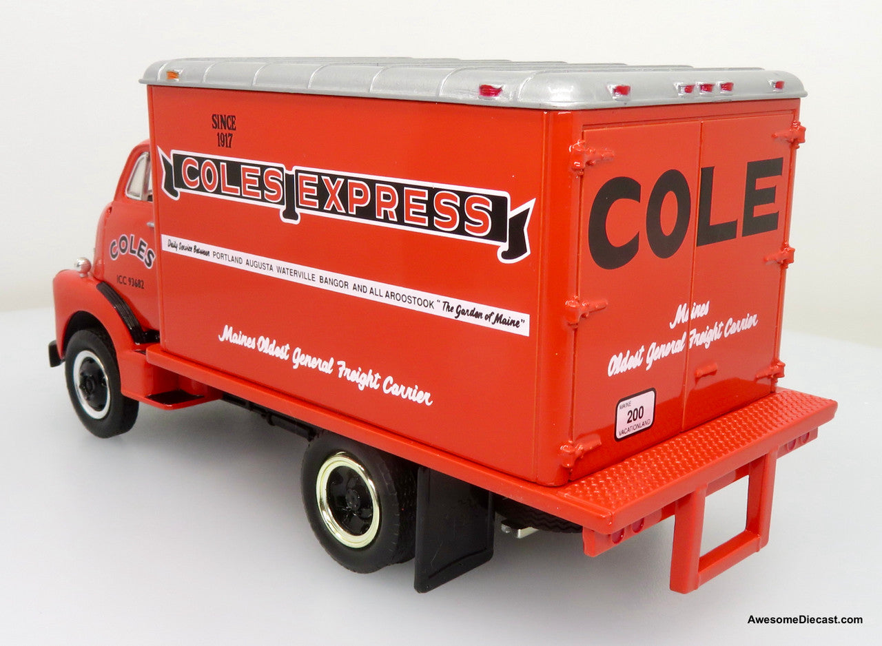 Only One! First Gear 1:34 1952 GMC Dry Goods Van: Coles Express