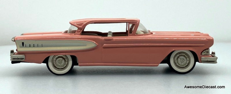 1958 Edsel Citatation, Rose Pink 1:43 White Metal Model Car by The Brooklin Collection