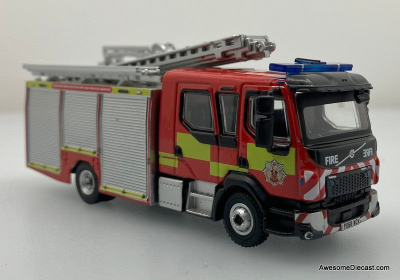 Volvo FL Emergency One Pumper: Greater Manchester Fire & Rescue Service 1:76 Diecast Fire Engine by Oxford Diecast