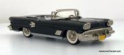 1958 Pontiac Bonneville Convertible, Metallic Gray 1:43 White Metal Model Car by The Brooklin Collection