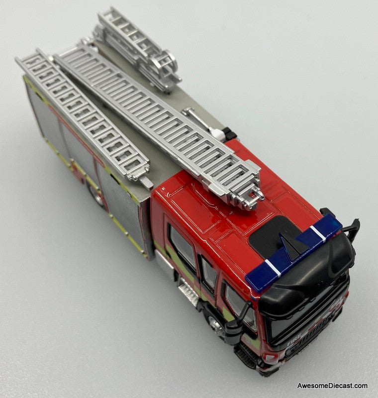 Volvo FL Emergency One Pumper: Greater Manchester Fire & Rescue Service 1:76 Diecast Fire Engine by Oxford Diecast