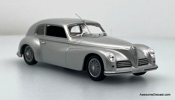 1947 Alfa Romeo 6C Freccia D'Oro, Silver 1:43 Diecast Model Car by