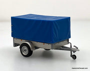 RARE!! Single Axle Trailer 1:43 Diecast Model Trailer by Minichamps