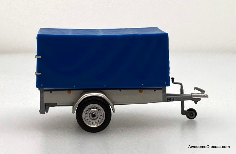 RARE!! Single Axle Trailer 1:43 Diecast Model Trailer by Minichamps