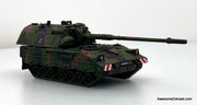 Panzerhaubitze 2000 War Tank, Camouflage 1:87 Diecast Model Tank by Schucco