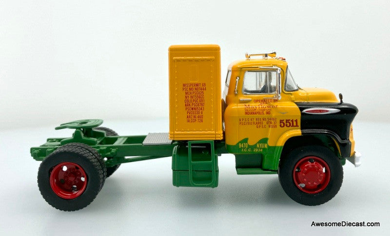 Altaya 1:43 1956 Chevrolet 9100 LCF Sleeper w/Moving Trailer: Mayflower Movers