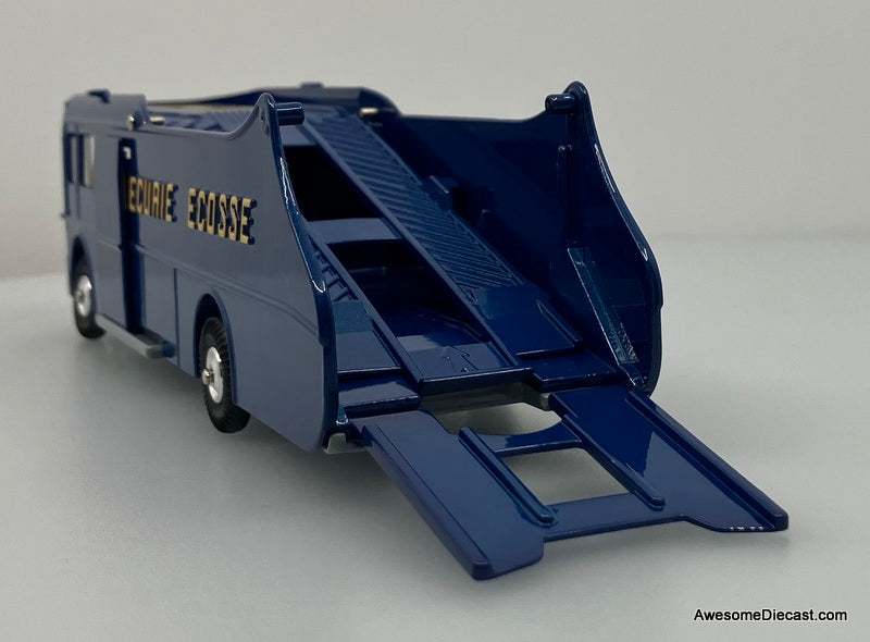 Ecurie Ecosse Racing Car Transporter, Blue 1:48 Diecast Model Truck by Corgi Re-Creation