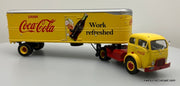 1950 White 3000 Day Cab w/Trailer: Coca Cola 1:43 Diecast/ABS Plastic Model Truck by Altaya