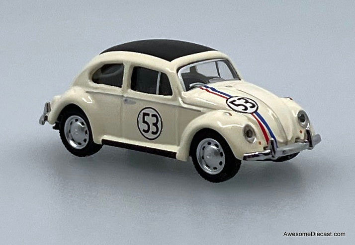 Volkswagen Beetle #53, White 1:87 Diecast Model Car by Schuco