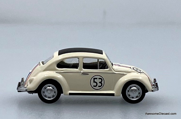 Volkswagen Beetle #53, White 1:87 Diecast Model Car by Schuco
