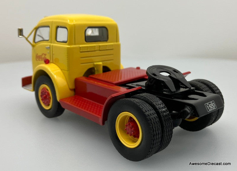 1950 White 3000 Day Cab w/Trailer: Coca Cola 1:43 Diecast/ABS Plastic Model Truck by Altaya