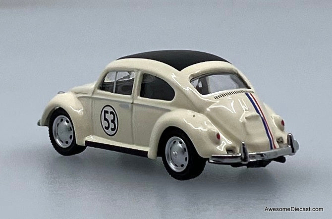 Volkswagen Beetle #53, White 1:87 Diecast Model Car by Schuco