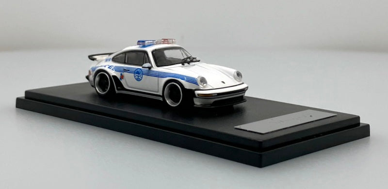 Porsche 911 Turbo 930 Miami Police Department 1:64 Diecast Model Car by Rhino Model