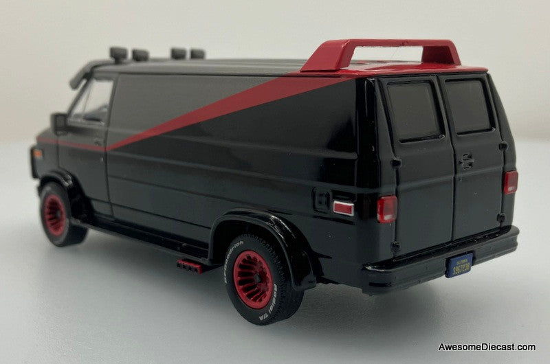 1983 GMC Vandura, Black/Gray: The "A" Team 1:43 Diecast Model Car by Greenlight
