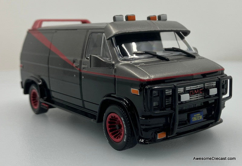 1983 GMC Vandura, Black/Gray: The "A" Team 1:43 Diecast Model Car by Greenlight