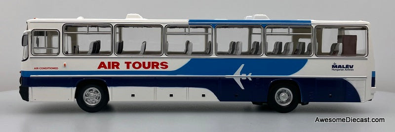 Ikarus 250.59: Malev Air Tours Airport Shuttle Bus 1:43 ABS Plastic Model Bus by Premium ClassiXXs