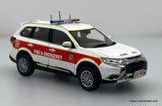 Mitsubishi Outlander: Queensland (Australia) Fire Department 1:43 Diecast Model Car by Sun Star