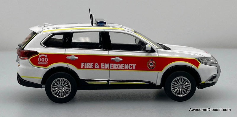 Mitsubishi Outlander: Queensland (Australia) Fire Department 1:43 Diecast Model Car by Sun Star