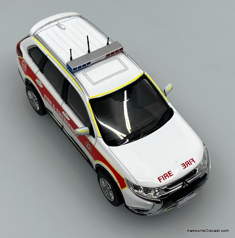 Mitsubishi Outlander: Queensland (Australia) Fire Department 1:43 Diecast Model Car by Sun Star