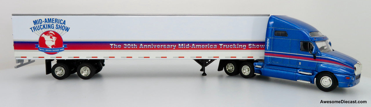 Only One! PEM Hartoy 1:64 Kenworth T2000 Sleeper Cab w/ 53' Trailer: MATS / The 30th Anniversary Mid-America Trucking Show