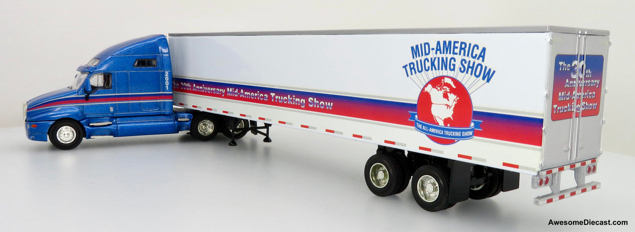 Only One! PEM Hartoy 1:64 Kenworth T2000 Sleeper Cab w/ 53' Trailer: MATS / The 30th Anniversary Mid-America Trucking Show