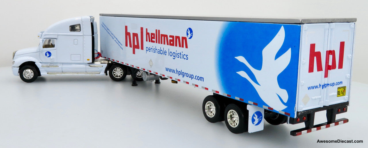 Only One! DG Productions 1:64 Freightliner Columbia Sleeper Cab w/ 53' Refrigerated Trailer: Hellmann Perishable Logistics (HPL)