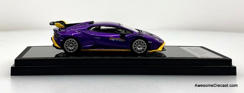 Lamborghini Huracan STO, Purple 1:64 Diecast Model Car by LCD Models
