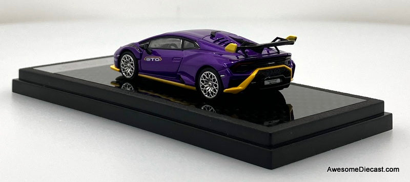 Lamborghini Huracan STO, Purple 1:64 Diecast Model Car by LCD Models