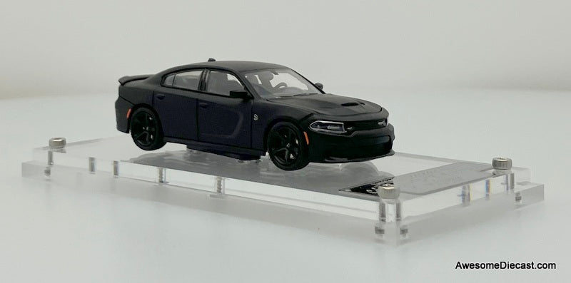 Dodge Charger SRT Hellcat, Matte Black 1:64 Diecast Model Car by Phantom Knight