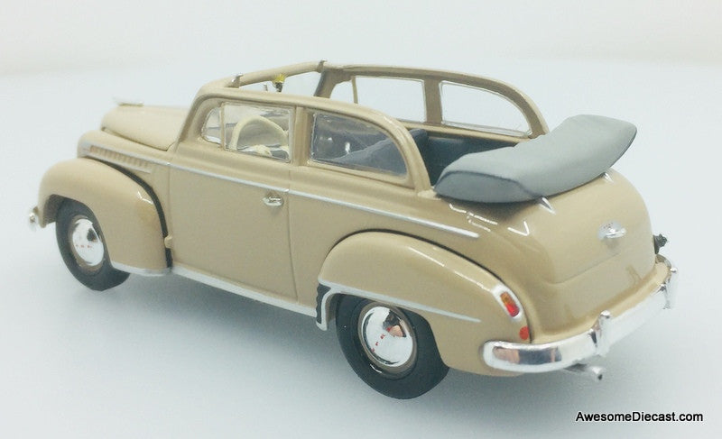 Minichamps 1:43 1952 Opel Olympia Convertible, Beige