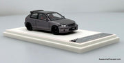 Honda Civic Type R EK9, Twilight Gray 1:64 Diecast Model Car by Model 1