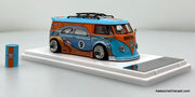 Volkswagen T1 Lowrider: Gulf Livery 1:64 Diecast Model Van by Liberty64
