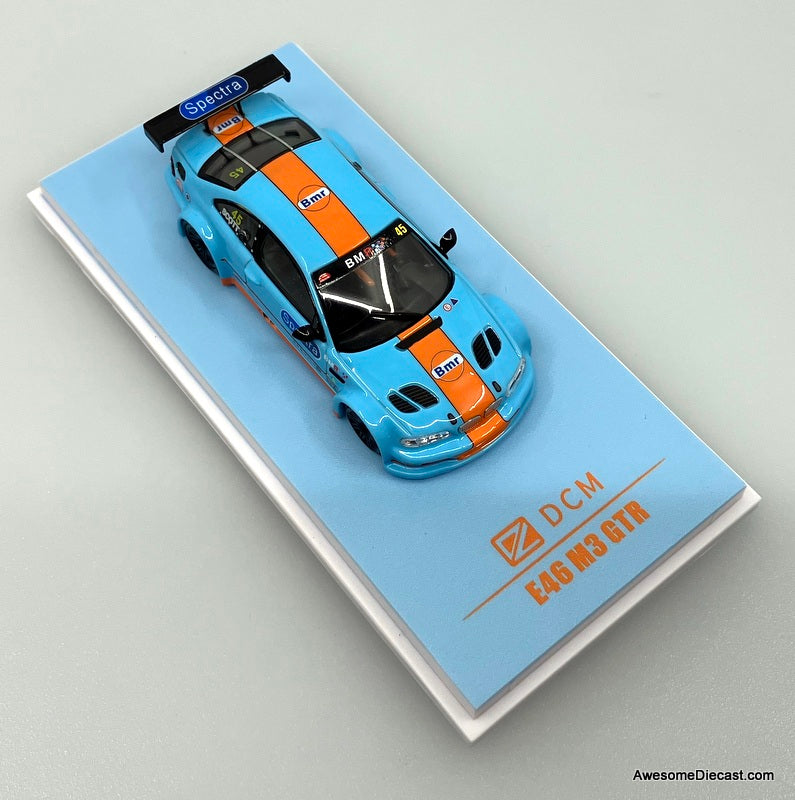 BMW M3 E46, Gulf Livery 1:64 Diecast Model Car by DCM