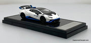Lamborghini Huracan STO, White 1:64 Diecast Model Car by LCD Models