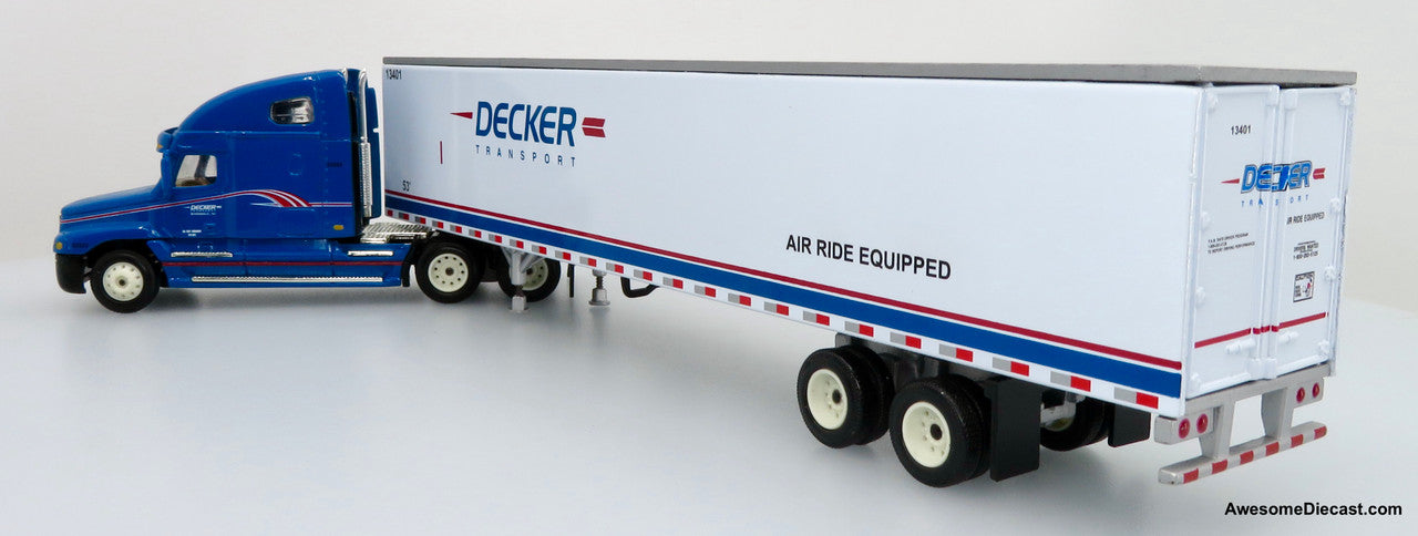 Only One! DG Productions 1:64 Freightliner Century Sleeper Cab w/ 53' Trailer: Decker Transport