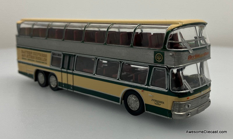 Neoplan NH 22 Double Decker: Bayern Express 1:87 ABS Plastic Model Bus by Brekina