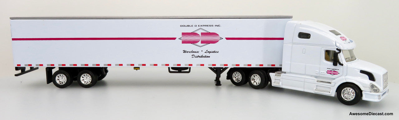 Only One! DG Productions 1:64 Volvo VNL Sleeper Cab w/ 53' Trailer: Double D Express