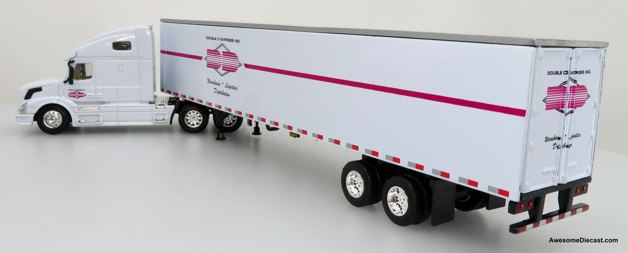 Only One! DG Productions 1:64 Volvo VNL Sleeper Cab w/ 53' Trailer: Double D Express
