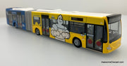 Mercedes Benz Citaro G TPF Articulated Bus: Michelin 1:87 ABS Plastic Model Bus by Rietze