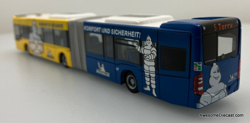 Mercedes Benz Citaro G TPF Articulated Bus: Michelin 1:87 ABS
