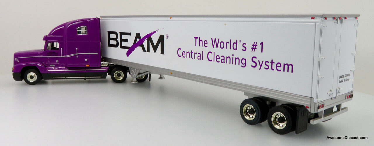 Only One! First Gear 1:54 Freightliner FLD 120 Conventional Sleeper Cab w/ 48' Trailer: Beam Industries