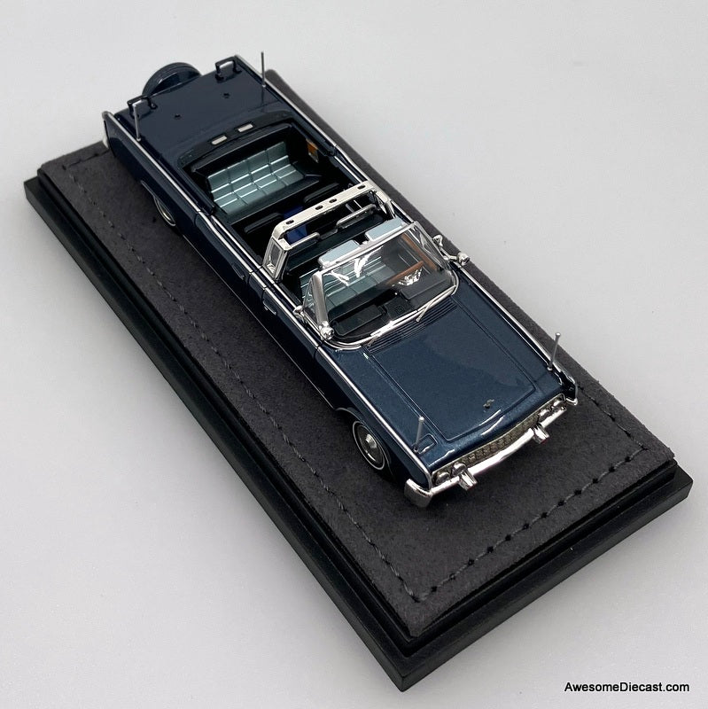 1961 Lincoln Continental X100 Stretch Convertible, Metallic Blue 1