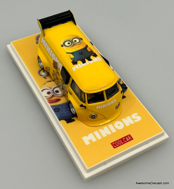 COOL CAR ミニオン トレーラー 1:64 Volkswagen T1 Lowrider: Minions 1:64 Diecast Model Van by Cool Car