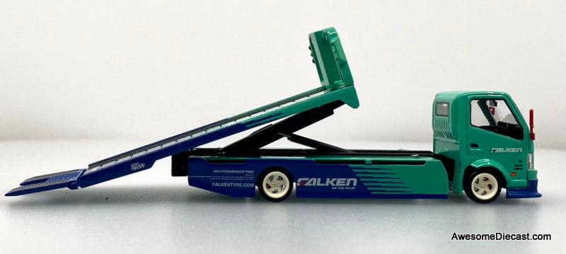 ミニカー 1/64 cool car 日野 H300 flatbed transport trailer