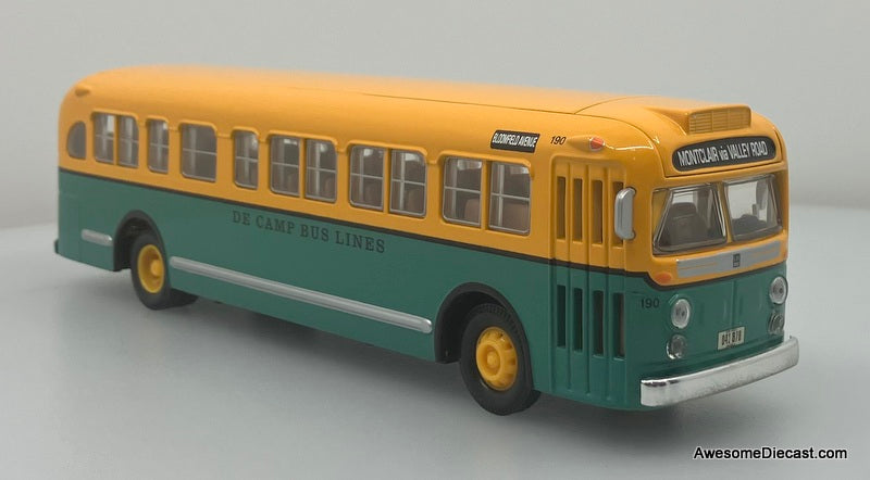 GM 4509 "Old Look" De Camp Bus Lines: Montclair NJ 1:50 Diecast Model Bus by Corgi